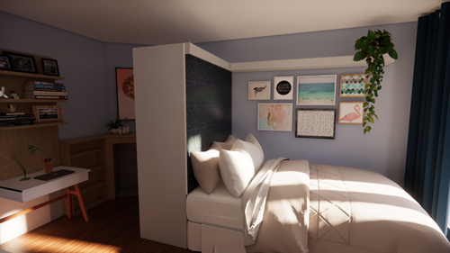 Quarto Adulto com Escritório